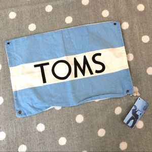 NWT TOMS Shoe Drawstring Bag or Flag